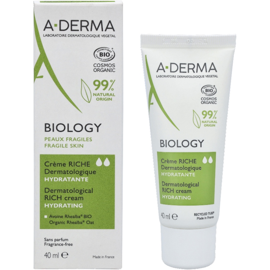 A-DERMA "Derma Biology" turtingas drėkinamasis kremas 40ml – 4