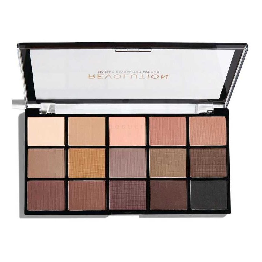 Makeup revolution Palette eye shadow Re-Loaded (Palette Basic Mattes) 15 x 1.1 g – 2