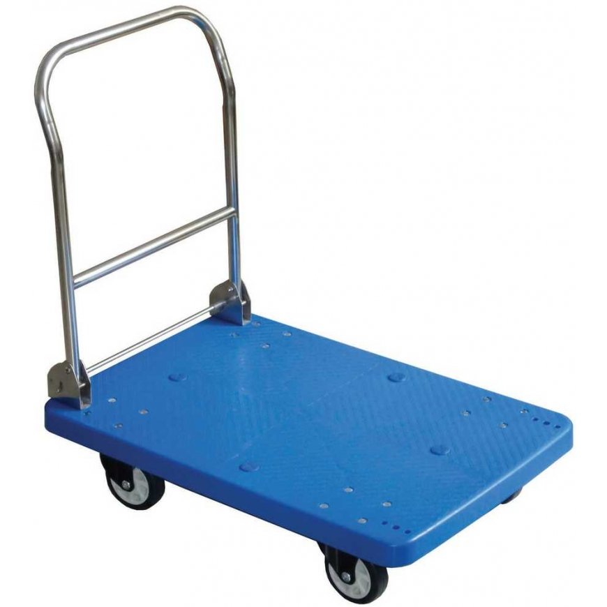 Hendi Vežimėlis platformowy transportowy ze składanym laikikliu 73x48cm do 150kg