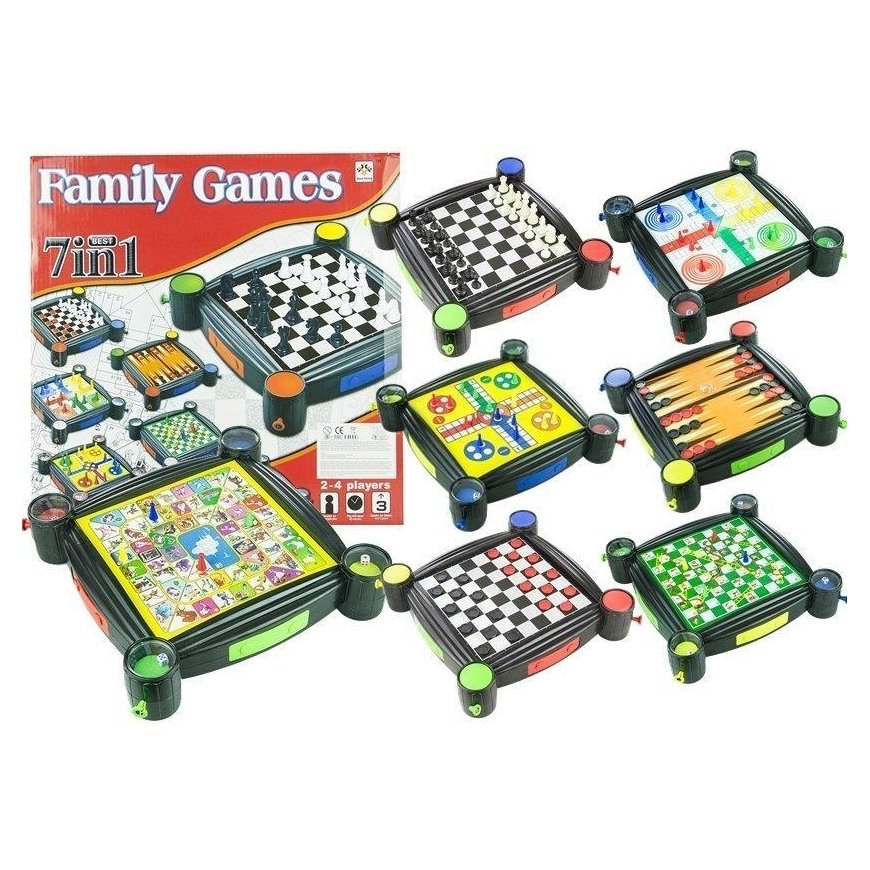 Lean Game Set 7in1 Checkers, Chinese