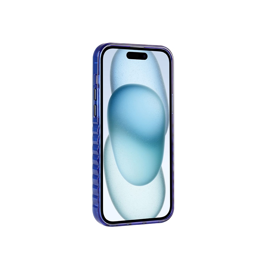Case Audi IML Big Logo MagSafe Case iPhone 15 / 14 / 13 6.1" blue/navy blue hardcase AU-IMLMIP15-Q5/D2-BE – 3