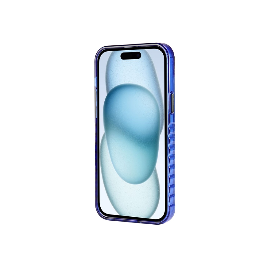 Case Audi IML Big Logo MagSafe Case iPhone 15 / 14 / 13 6.1" blue/navy blue hardcase AU-IMLMIP15-Q5/D2-BE – 5