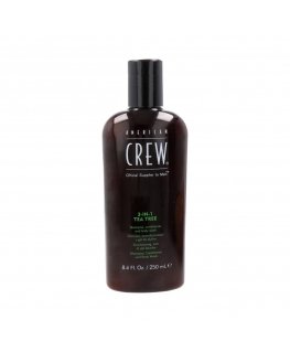 Šampūnas, kondicionierius ir dušo želė American Crew 3in1 Tea-Tree Shower Essential 250ml