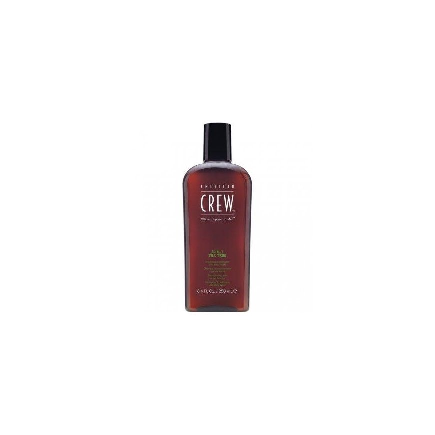 Šampūnas, kondicionierius ir dušo želė American Crew 3in1 Tea-Tree Shower Essential 250ml – 2