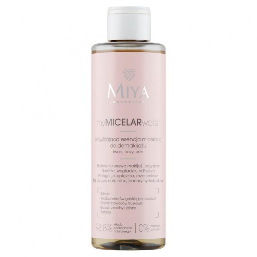 Miya Cosmetics Miya My Micellar Water moisturizing micellar essence for makeup removal, 200ml