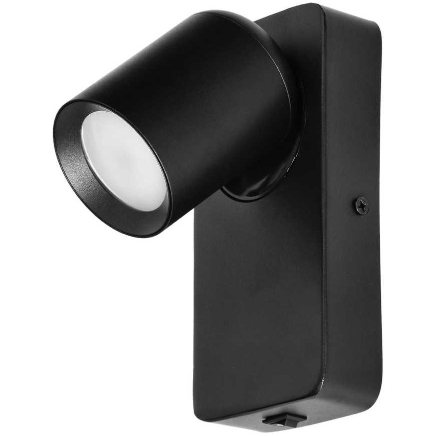 Hanging lamp Orno MALTA SP 1, wall and ceiling mounting, GU10 max. 12W, IP20, black, rectangular base – 2
