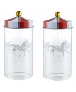 Alessi Circus Gewürzbehälter 2-Set MW68S2