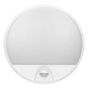 Wall lamp Orno AGAT LED 10W, garden lamp with 140° motion sensor, 800lm, IP54, 4000K, white Wall lamp Orno AGAT LED 10W, garden lamp with 140° motion sensor, 800lm, IP54, 4000K, white
