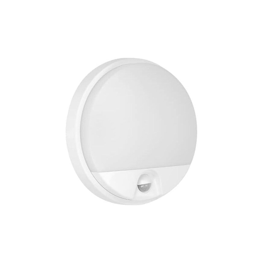 Sieninis šviestuvas Orno AGAT LED 10W, sodo šviestuvas su 140° judesio jutikliu, 800lm, IP54, 4000K, baltas – 4