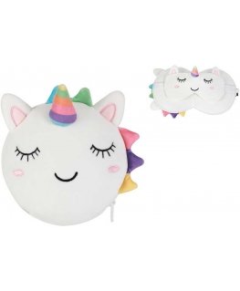 Itotal Pillow with sleeping mask UNICORN