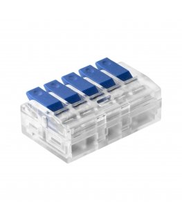 Orno 5 laidų suspaudimo instaliacijos gnybtų blokas bet kokiai vielai 0,75-4mm? IEC 450V/32A 50 vnt.