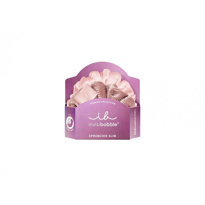 Invisibobble Sprunchie Slim Premium La Vie en Rose - Hair elastic ( 2 pcs ) – 2
