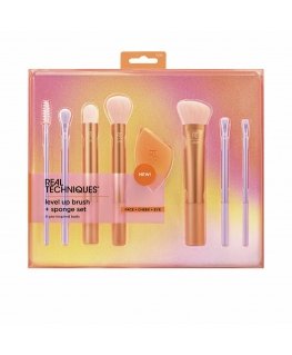 Real Techniques Brushes Level Up + Sponge Set