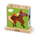 Puzzle Wooden logical cubes Puzzle Viga Toys Puzzle Wooden logical cubes Puzzle Viga Toys