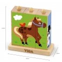 Puzzle Wooden logical cubes Puzzle Viga Toys Puzzle Wooden logical cubes Puzzle Viga Toys