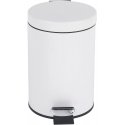 Beldray trash can with lid. White Beldray trash can with lid. White