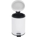 Beldray trash can with lid. White Beldray trash can with lid. White