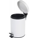 Beldray trash can with lid. White Beldray trash can with lid. White