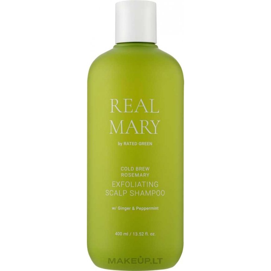 "Rated Green Real Mary Exfoliating Scalp Shampoo" 400ml – 4