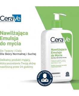 Cerave Moisturizing valomoji emulsija normaliai ir sausai odai 1000ml