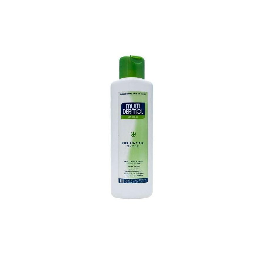 Multidermol oatmeal bath gel without soap