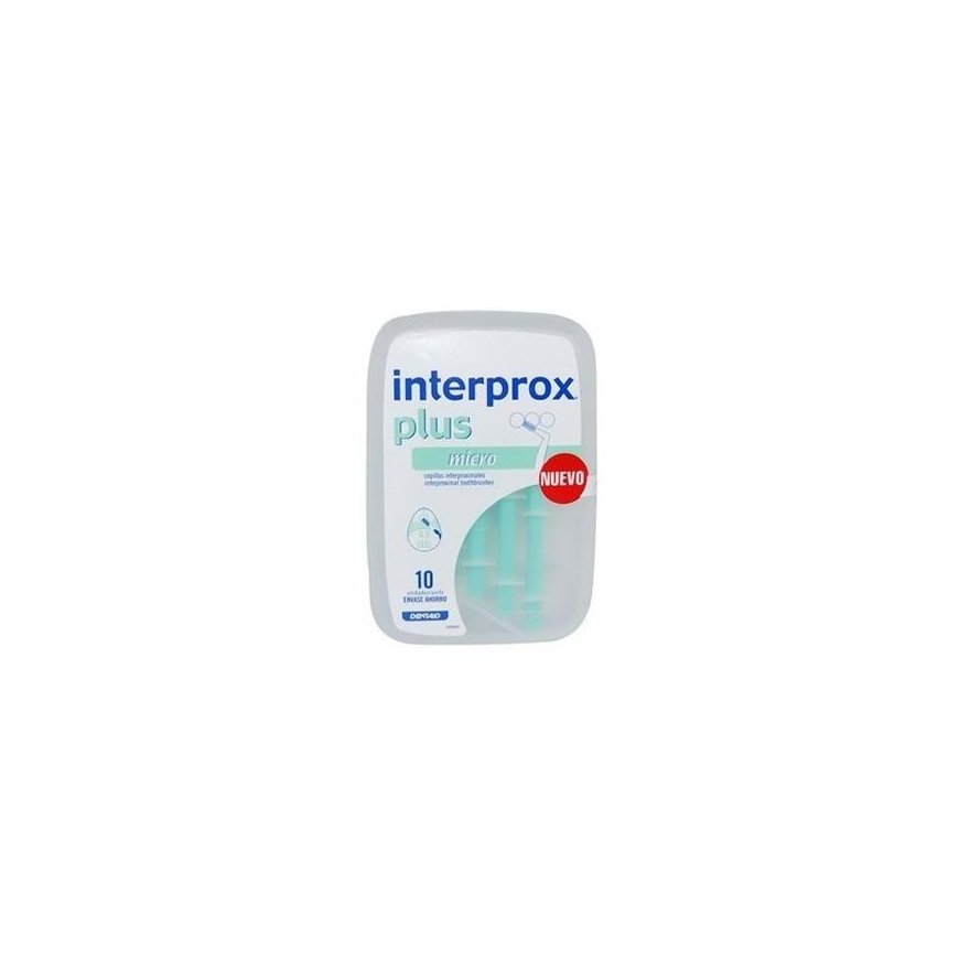 Dantų šepetėlis Interprox Plus Micro 10 vnt