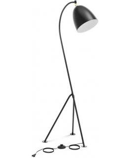Uniprodo Metal floor lamp with adjustable E27 shade, 125 cm