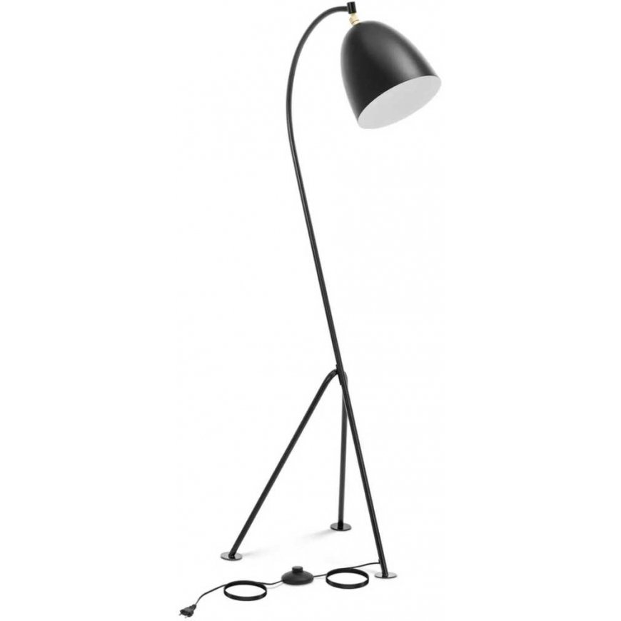 Uniprodo Metalinis toršeras su reguliuojamu E27 gaubtu, 125 cm