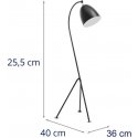 Uniprodo Metalinis toršeras su reguliuojamu E27 gaubtu, 125 cm Uniprodo Metalinis toršeras su reguliuojamu E27 gaubtu, 125 cm