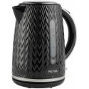 Petra PT3864BLKVDEEU10 Chevron Jug Kettle black Petra PT3864BLKVDEEU10 Chevron Jug Kettle black