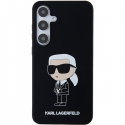 Karl Lagerfeld Case for Samsung Galaxy S24 KLHCS24SSNIKBCK Black HC SILICONE NFT IKONIK