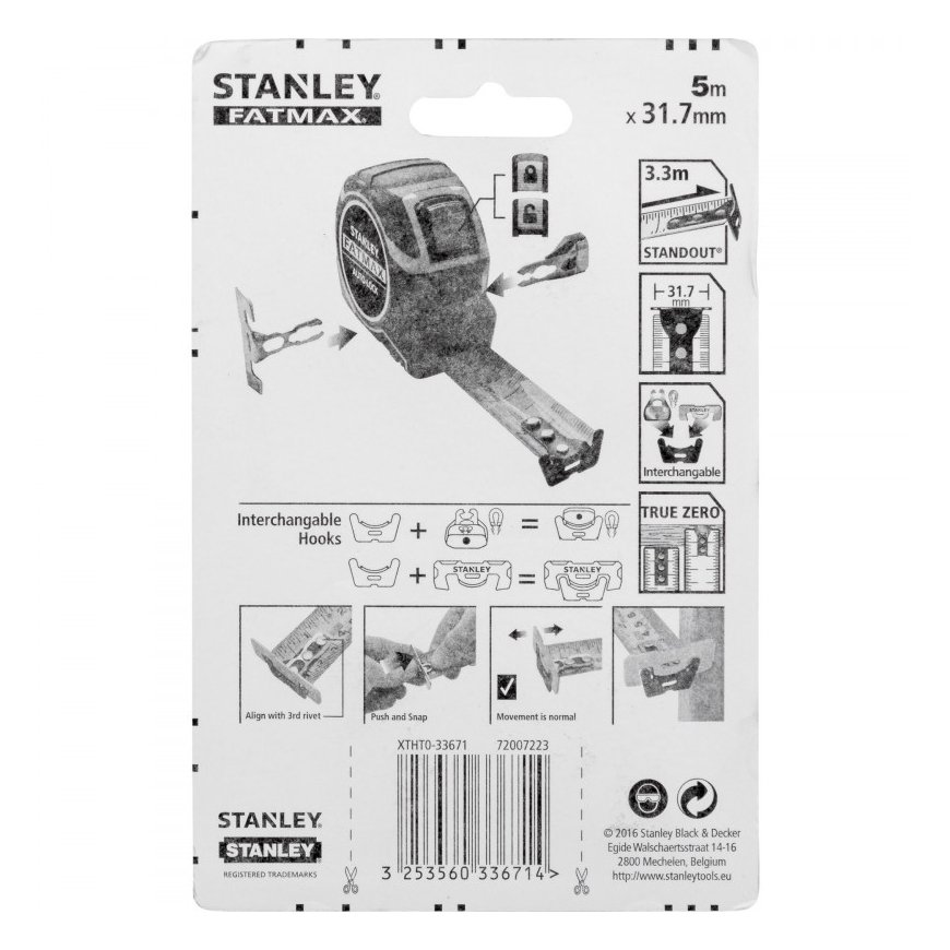 Stanley FatMax Pro Autolock Tape Measure 5m/32mm – 2