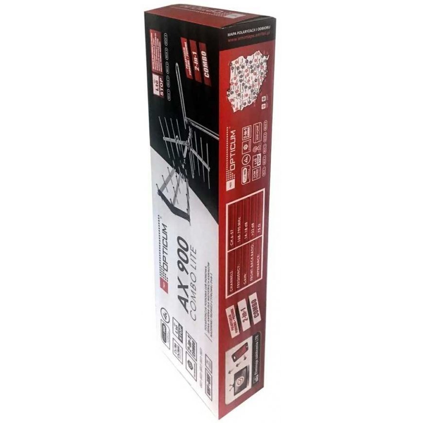 Opticum AX900+ Combo VHF + UHF Filter LTE – 5
