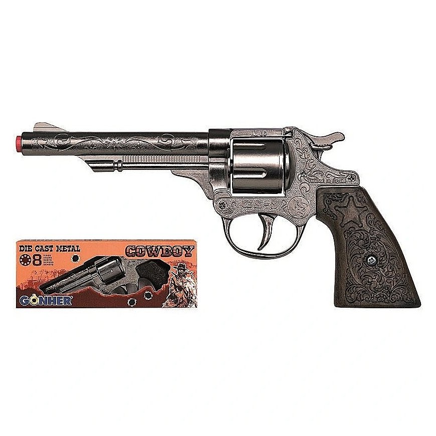 Pulio Cowboy revolver metal 8 rounds