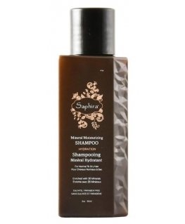 Saphira Mineral Moisturizing Shampoo moisturizing shampoo for hair with Dead Sea minerals, 90 ml