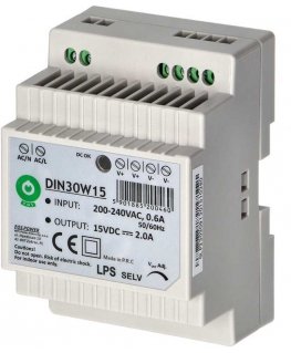 Orno Power source DIN, 15VDC, 2.0A