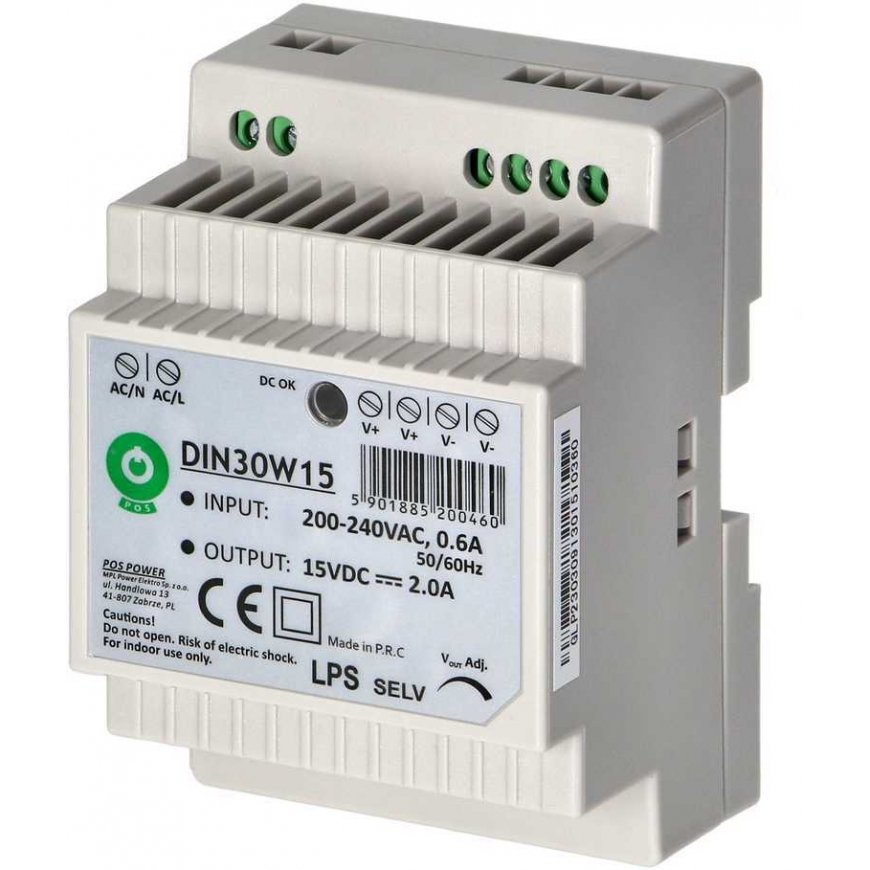 Orno Power source DIN, 15VDC, 2