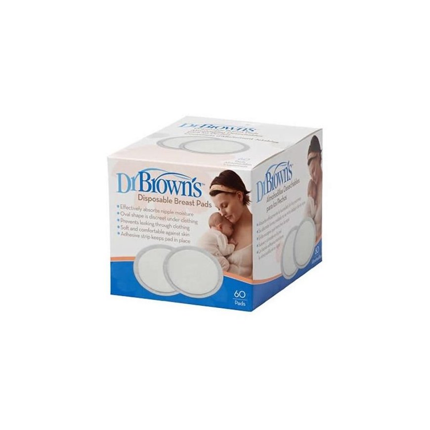 DR.BROWN'S Dr Brown's disposable breast pads, 60 pcs