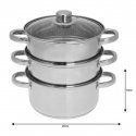 King Hoff KINGHOFF STEAMER 3.1L KH-3321 20cm King Hoff KINGHOFF STEAMER 3.1L KH-3321 20cm
