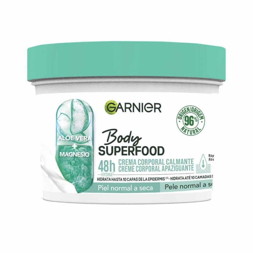 "Garnier Body Superfood Aloe Vera" raminamasis kūno kremas 380ml