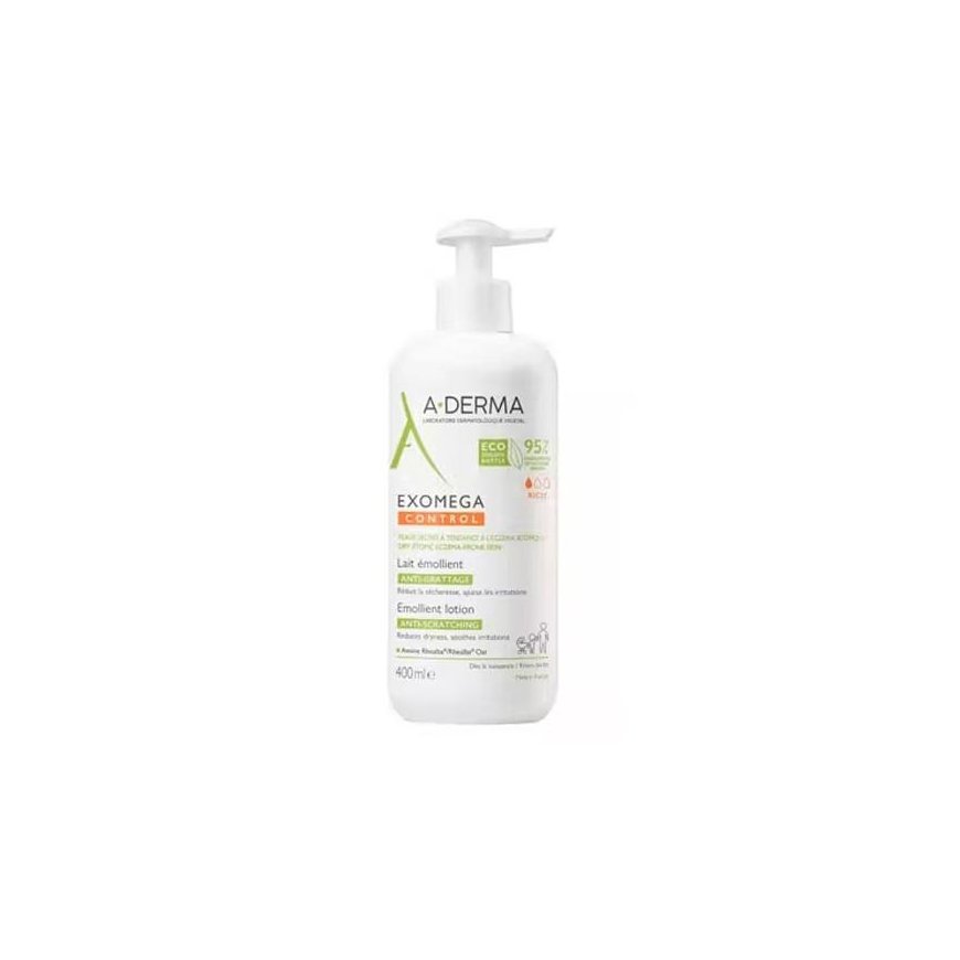 "A-Derma Exomega Control" minkštinamasis pienelis 400ml – 2