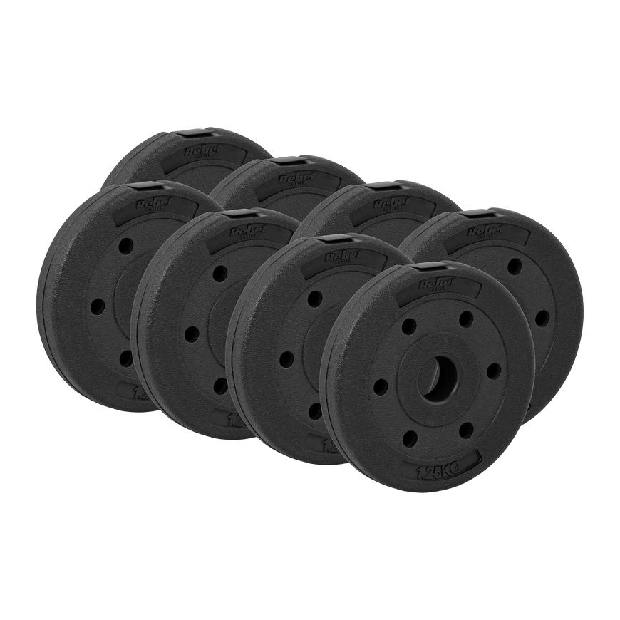 Bituminių apkrovų rinkinys 30kg (8x1,25kg + 4x2,5kg + 2x5kg), skylė 31mm, REBEL ACTIVE – 4