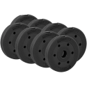 Set of bituminous loads 30kg (8x1.25kg + 4x2.5kg + 2x5kg), hole 31mm, REBEL ACTIVE Set of bituminous loads 30kg (8x1.25kg + 4x2.5kg + 2x5kg), hole 31mm, REBEL ACTIVE