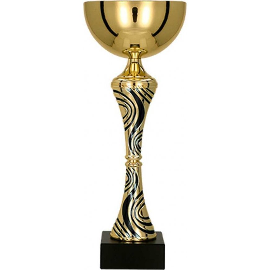 Detail Gold and black metal cup