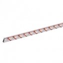 CNC Busbar 1P, 54 modules, 63A 1.4x7mm, 1m CNC Busbar 1P, 54 modules, 63A 1.4x7mm, 1m