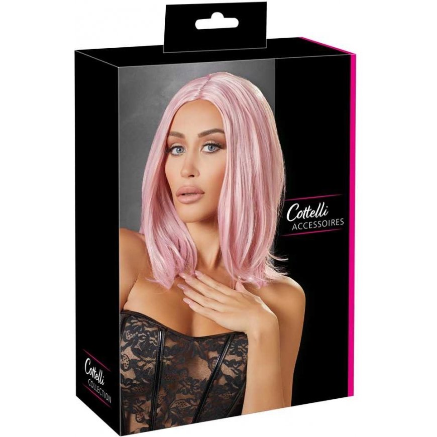 Orion wig, bob, pink