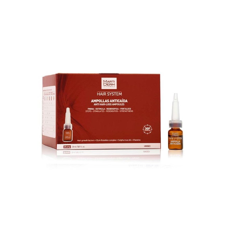 Martiderm Hair System Anti-Hair Lose 28 Ampoules