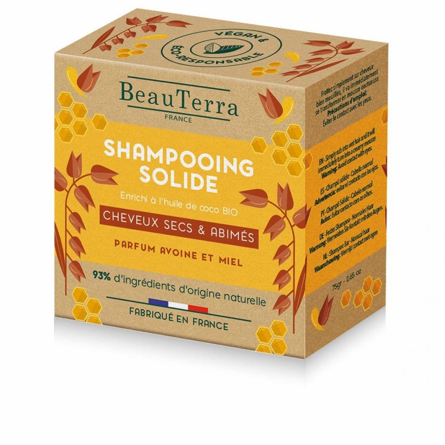 "Beauterra Solide" oat and honey shampoo 75g