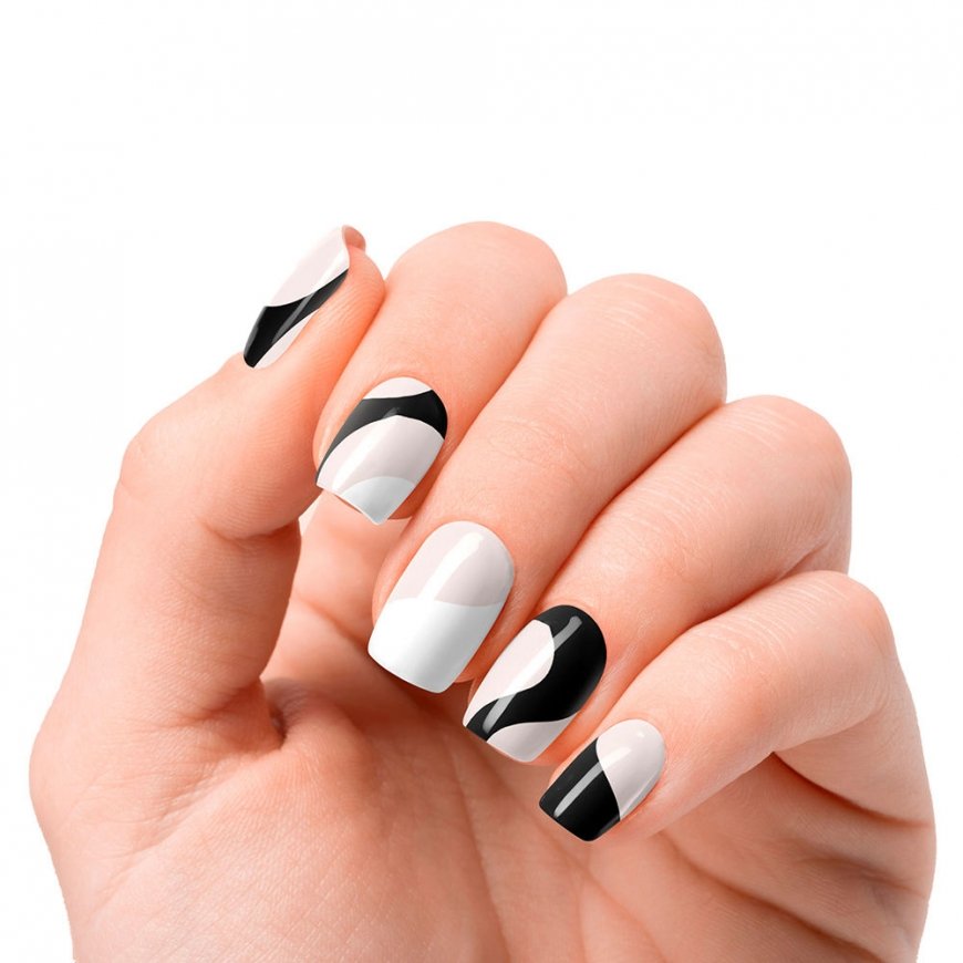 Nooves Premium Glam White Cow Gel Foils 20 U