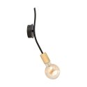 Orno GIRO wall lamp, maximum power 60W, E27, black and gold colors Orno GIRO wall lamp, maximum power 60W, E27, black and gold colors